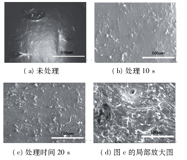 低温好色先生TV软件体处理前后三元乙丙橡胶的表面形貌